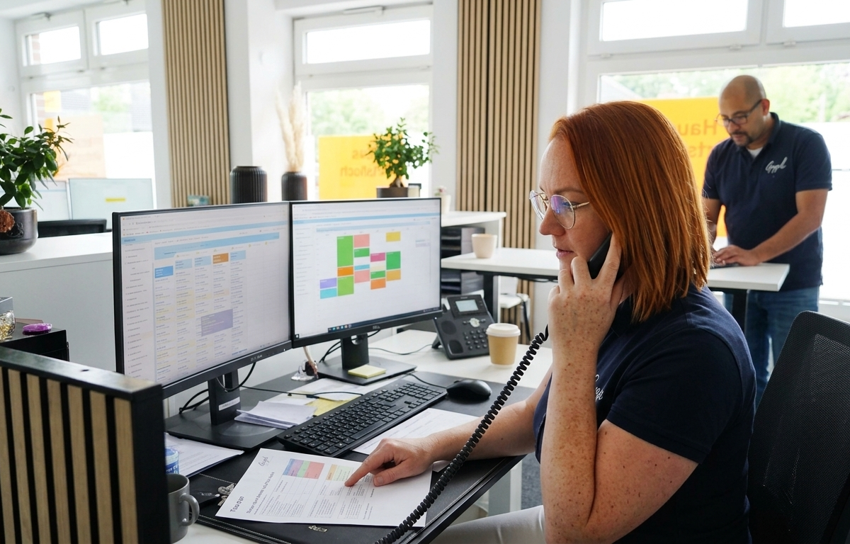 Hinter den Kulissen: So startet ein Morgen bei uns in der Geschäftsstelle - process